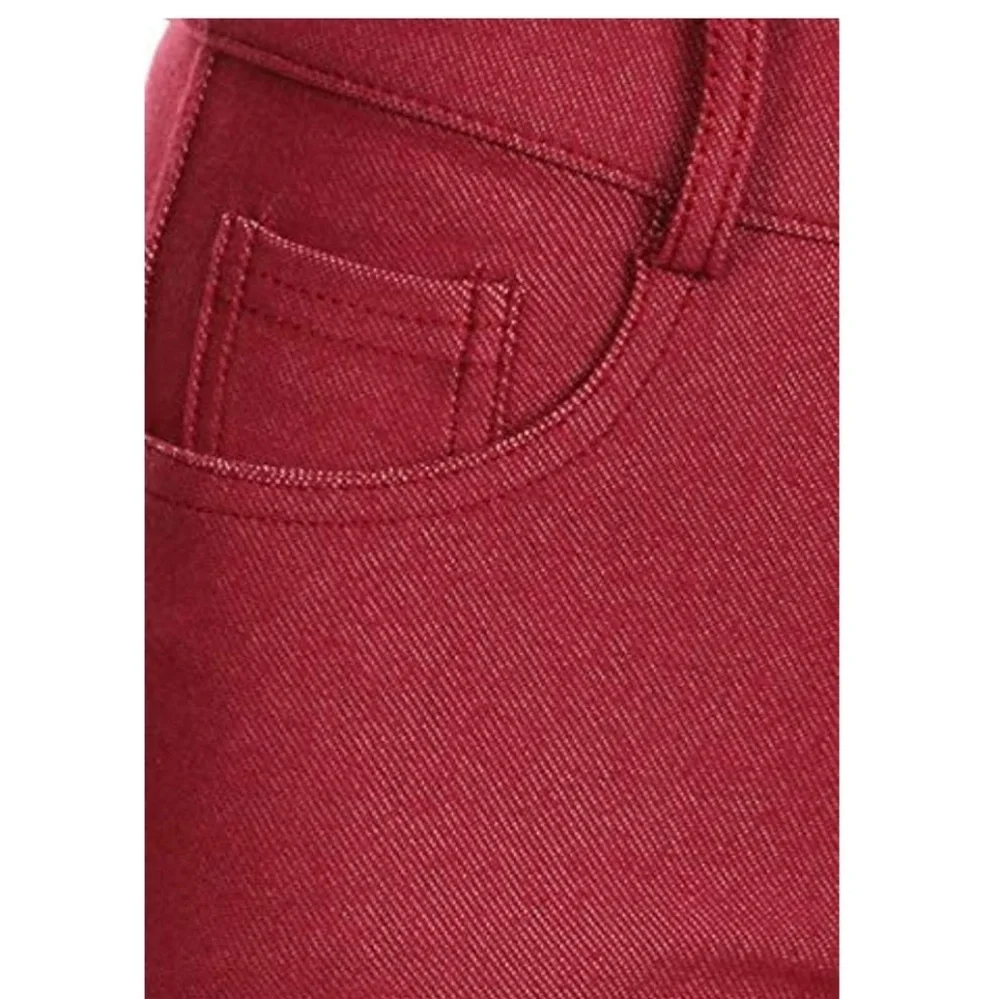 Jean Look Cotton Blend Jeggings Tights Slimming Fu - Picture 2 of 3